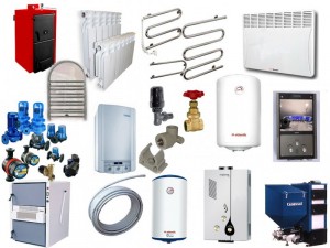 Система горячего водоснабжения и отопления с газовыми колонками и котлами.