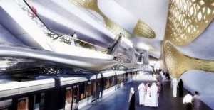 Новый железнодорожный вокзал в Саудовской Аравии