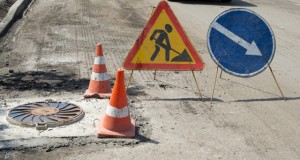Благоустройство проезжей части на производстве