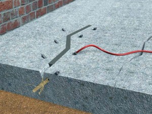 Ремонт напольного покрытия: заплаты из бетона